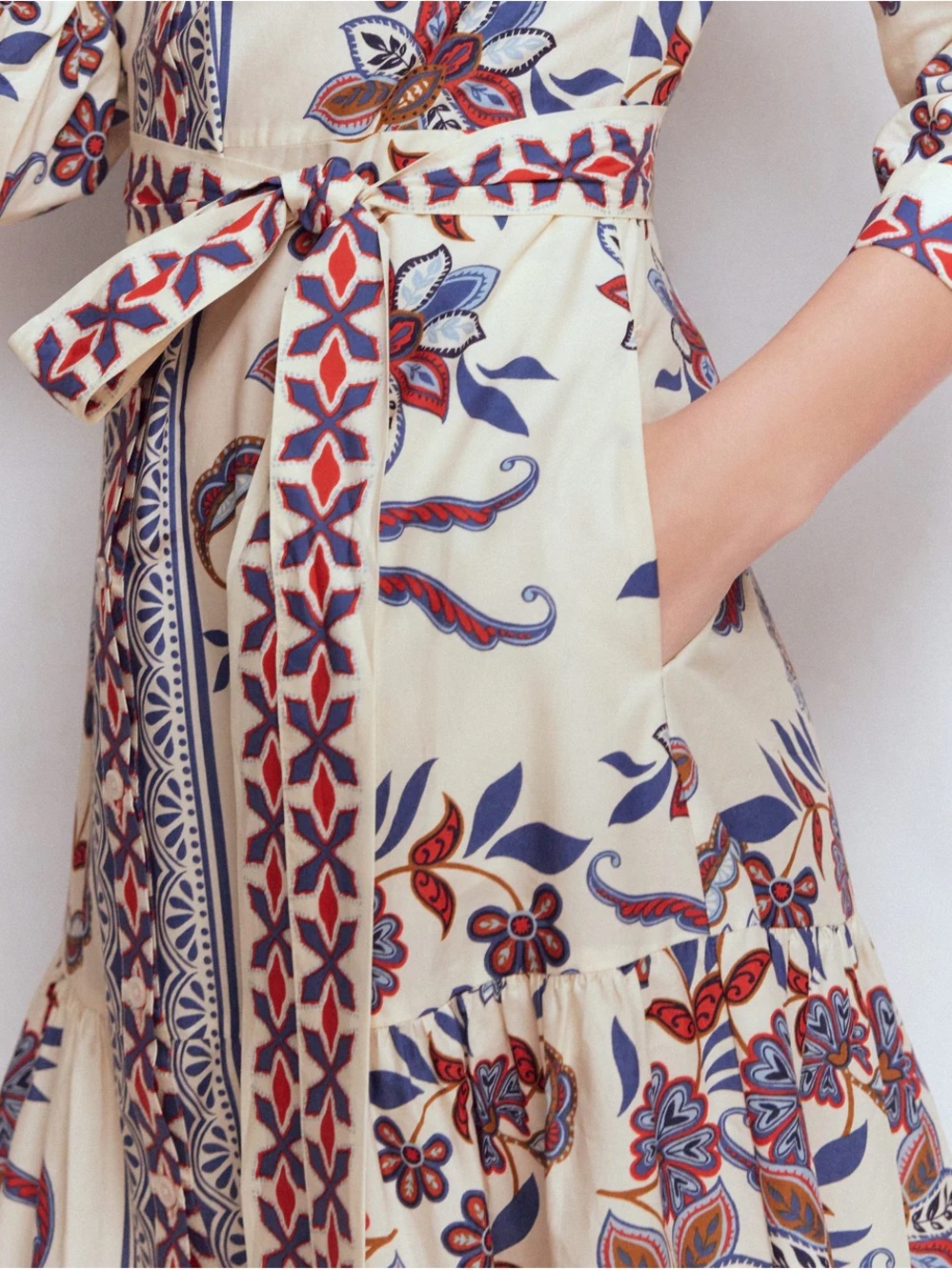Ellie Cotton Maxi Shirt Dress - Picture 2 of 10